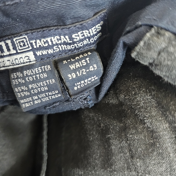 5.11 Tactical Pants Mens XL Navy Taclite TDU Rugged Ripstop Combat Cargo 31" Ins - Picture 9 of 16